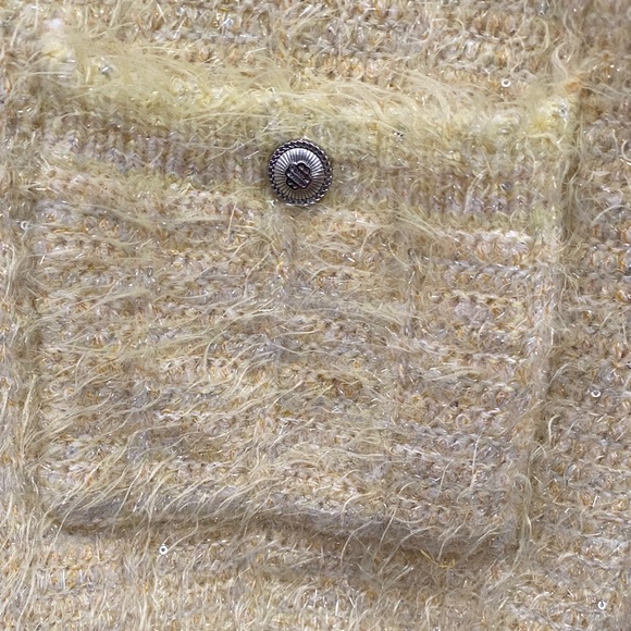 Maje Yellow Cardigan Sweater - Picture 7 of 15